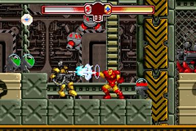 The Invincible Iron Man - GBA Screen