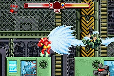 The Invincible Iron Man - GBA Screen