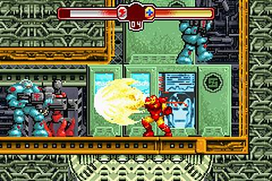 The Invincible Iron Man - GBA Screen