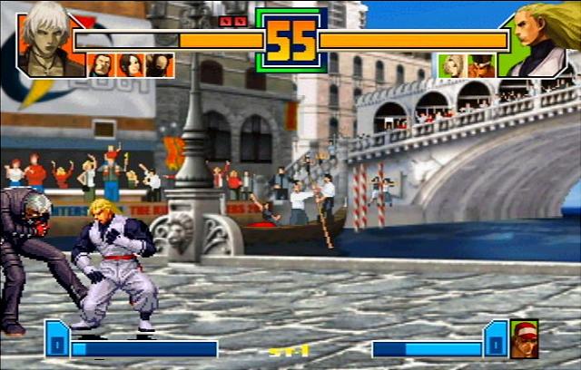 The King of Fighters 2000 & 2001 - PS2 Screen