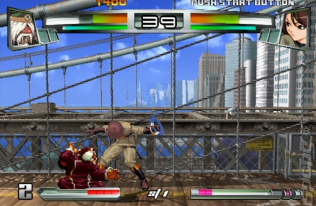 The King of Fighters NeoWave - PS2 Screen