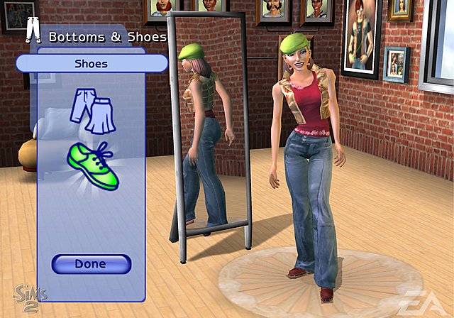 The Sims 2 - GBA Screen