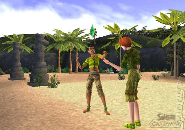 The Sims 2: Castaway - PC Screen
