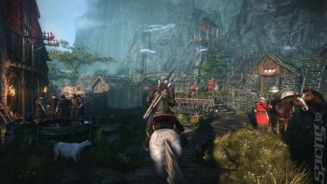 The Witcher III: Wild Hunt and Dark Souls III - PS4 Screen