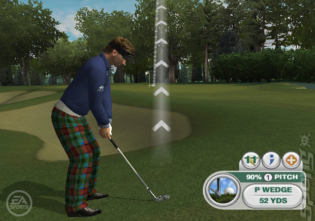 Tiger Woods PGA Tour 09 - PS2 Screen