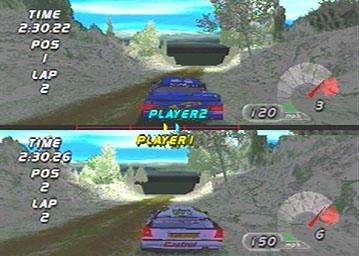 Tommi M�kinen Rally - PlayStation Screen