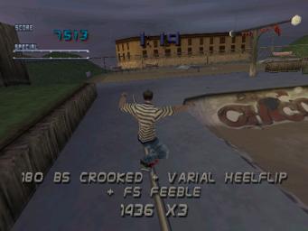 Tony Hawk's Pro Skater 2 - PC Screen