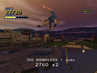 Tony Hawk Pro Skater 2X - Xbox Screen