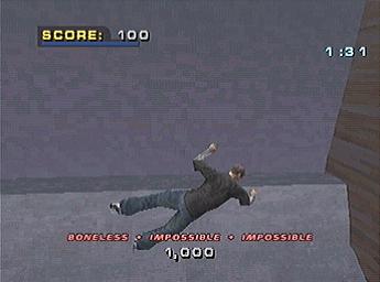 Tony Hawk's Pro Skater 4 - PlayStation Screen