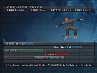 Tony Hawk's Underground - Xbox Screen