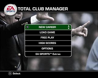 Total Club Manager 2004 - PS2 Screen