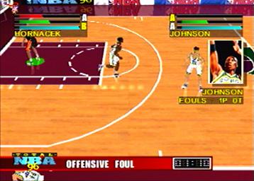 Total NBA 96 - PlayStation Screen