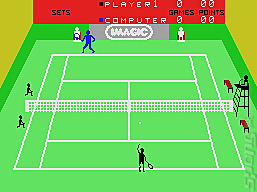 Tournament Tennis - Colecovision Screen