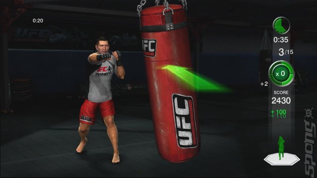 UFC Personal Trainer - PS3 Screen