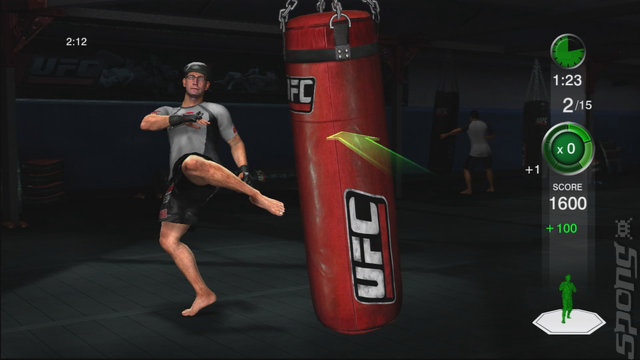 UFC Personal Trainer - Wii Screen