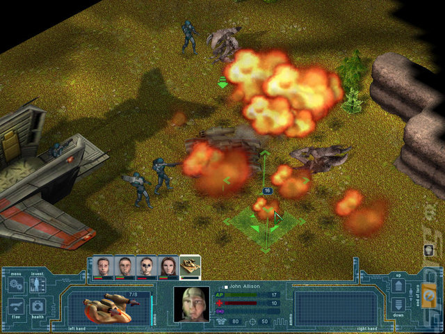 UFO: Extraterrestrials - PC Screen