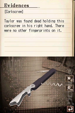 Unsolved Crimes - DS/DSi Screen