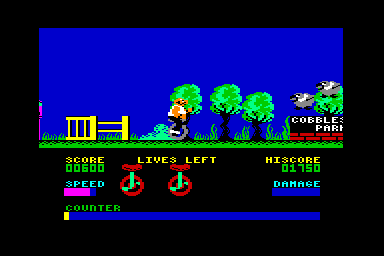 Velocipede II - C64 Screen