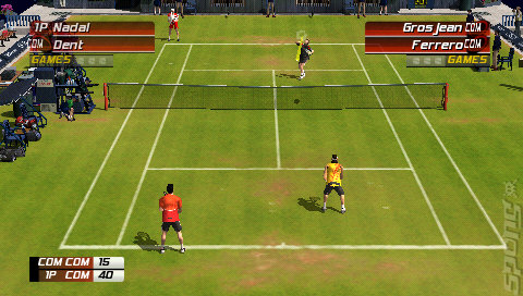 Virtua Tennis 3 - PSP Screen