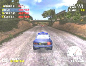 V-Rally 2 - Dreamcast Screen