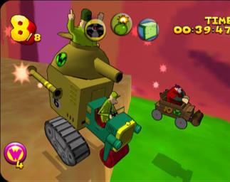 Wacky Races - Dreamcast Screen