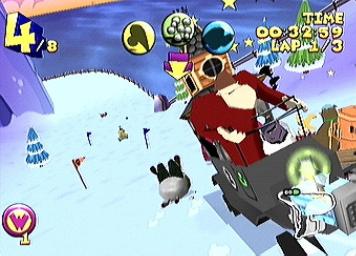 Wacky Races - Dreamcast Screen