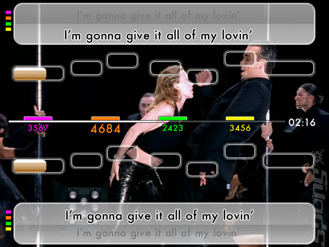 We Sing: Robbie Williams - Wii Screen