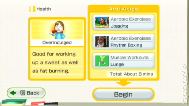 Wii Fit Plus - Wii Screen