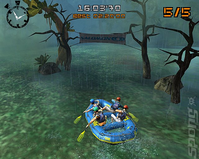 Wild Water Adrenaline Featuring Salomon - PS2 Screen