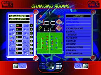 World League Soccer '98 - PC Screen