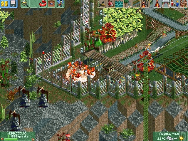 World of Rollercoaster Tycoon - PC Screen