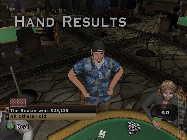 World Series of Poker - PSP Screen