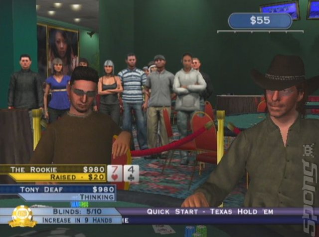 World Series of Poker - PS2 Screen