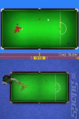 World Snooker Championship Season 2007-08 - DS/DSi Screen