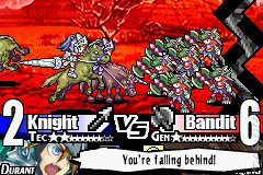 Yggdra Union - GBA Screen