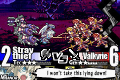 Yggdra Union - GBA Screen