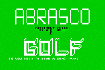 Abrasco Golf - C64 Screen