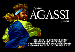 Andre Aggasi Tennis - Sega Megadrive Screen