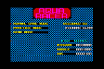 Aqua Racer - C64 Screen