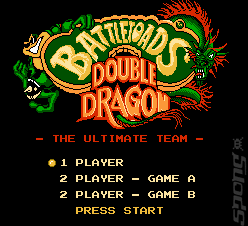 BattleToads Double Dragon: The Ultimate Team - NES Screen