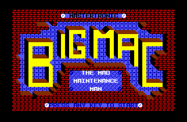 Big Mac - C64 Screen