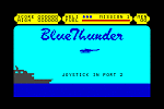 Blue Thunder - C64 Screen