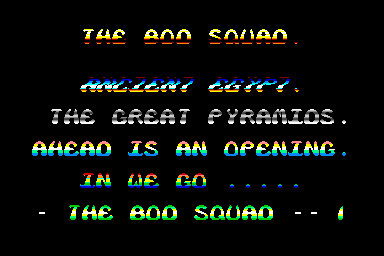 Bod Squad, The - C64 Screen