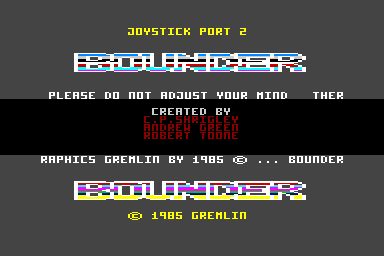 Bounder - C64 Screen