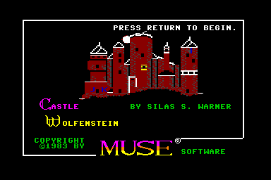 Castle Wolfenstein - C64 Screen