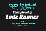 Championship Lode Runner - C64 Screen