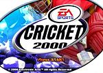 Cricket 2000 - PlayStation Screen