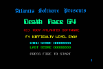 Death Race - C64 Screen