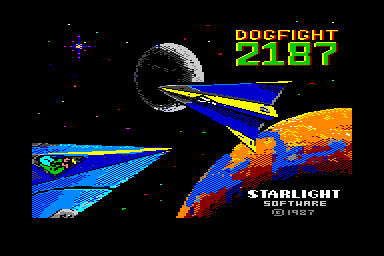 Dogfight 2187 - C64 Screen