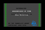 Dragonriders of Pern - C64 Screen